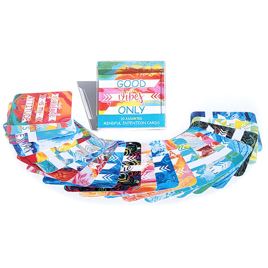 Image of Good Vibes Mindful Intention Cards 20 piece box set