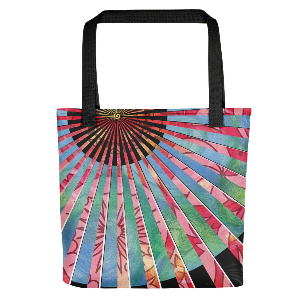 Image of 15 inch by 15 inch tote bag featuring Immortal artwork design by Jessica St. Clair