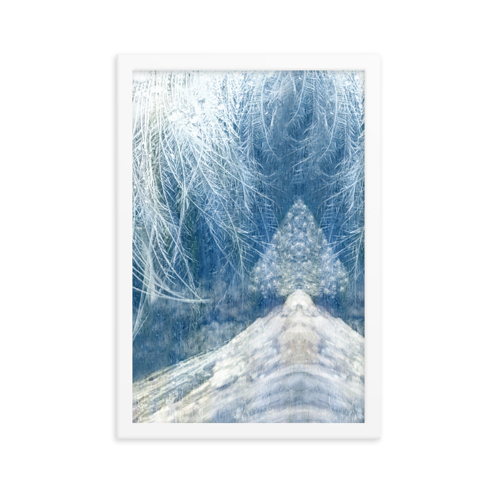 Image of Winter Wisp 12 inch by 18 inch framed art print on enhanced matte photo paper by Jessica St. Clair 