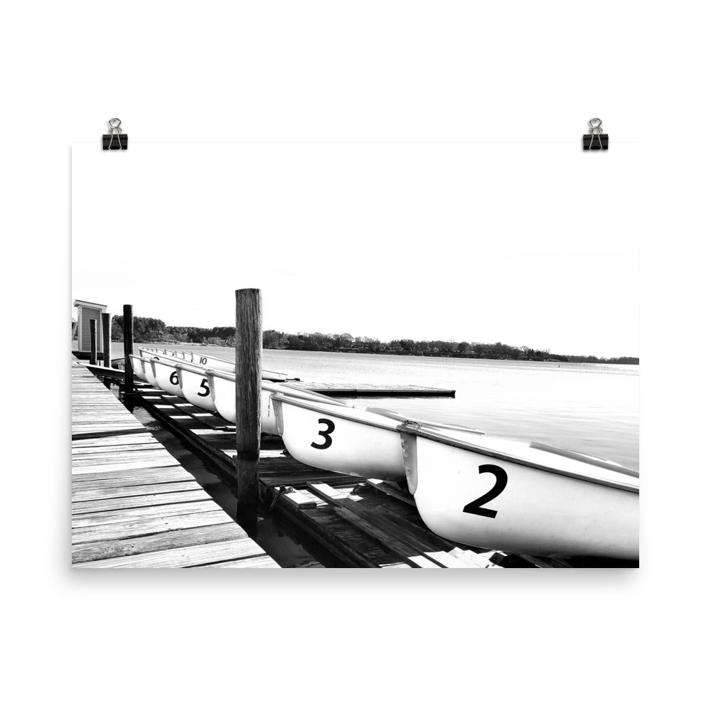 Image of Regatta Respite photography art print on 18 inch by 24 inch enhanced matte photo paper by Jessica St. Clair