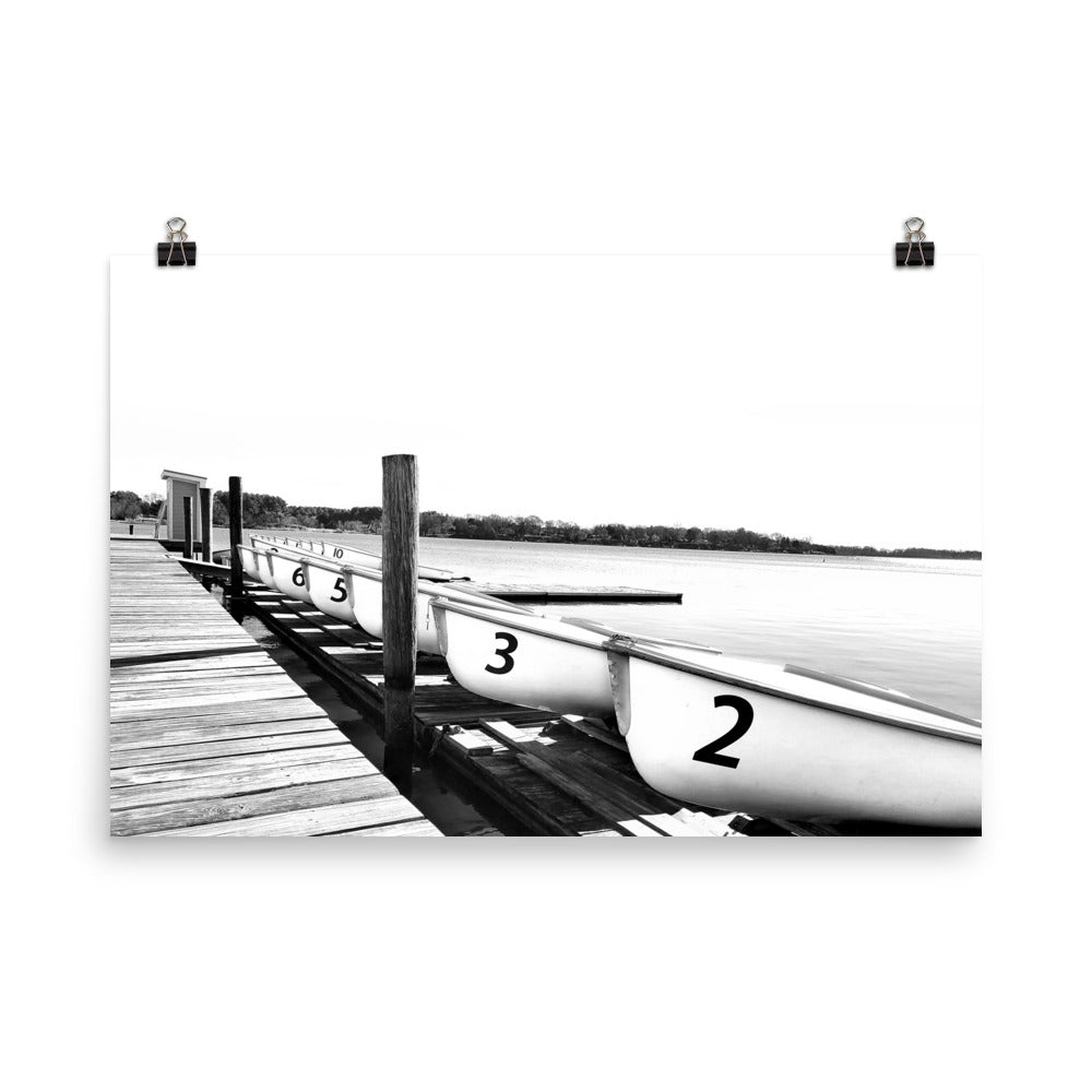 Image of Regatta Respite photography art print on 24 inch by 36 inch enhanced matte photo paper by Jessica St. Clair